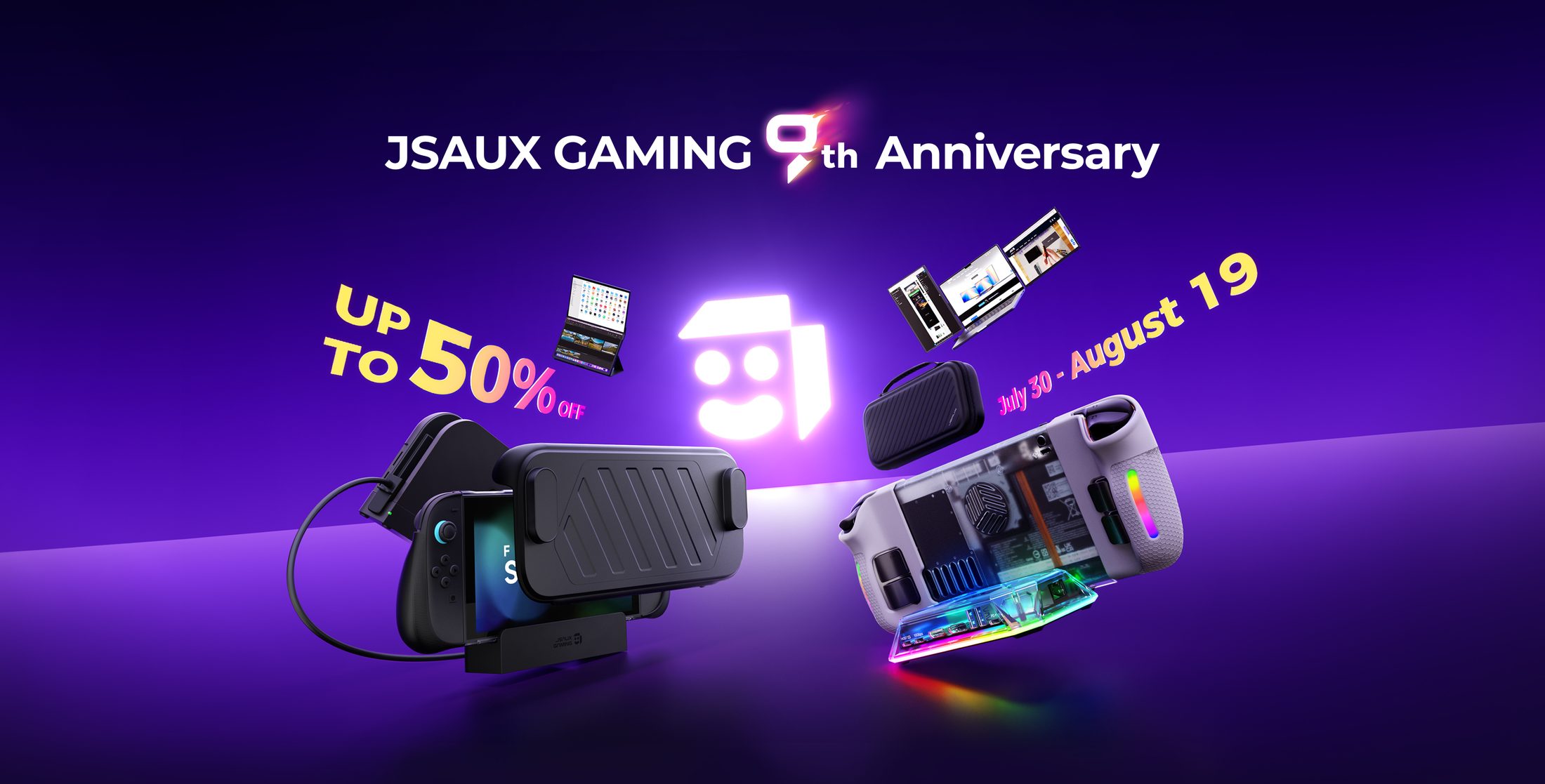 JSAUX 九周年活动首屏横幅 1