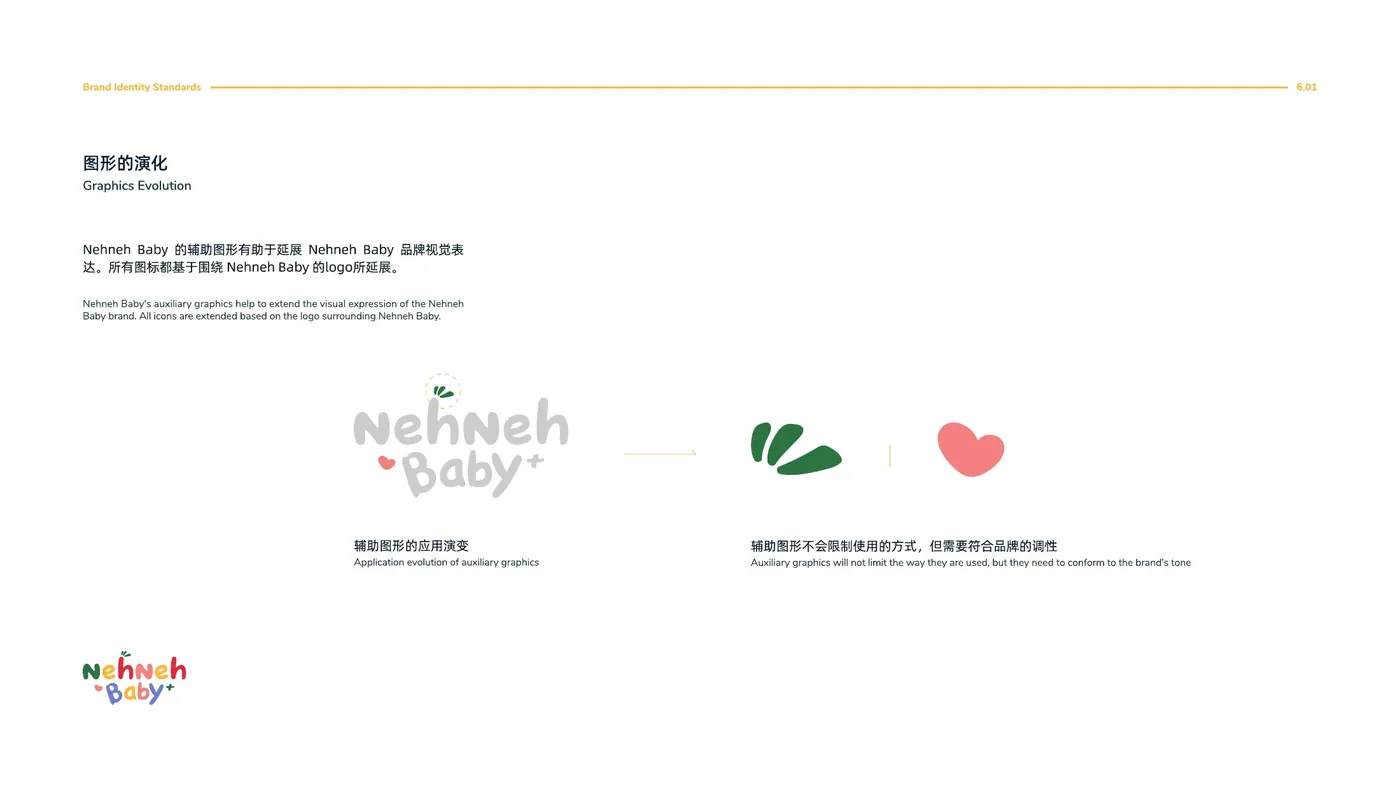 NehNehBaby 品牌手册 23 辅助图形的应用